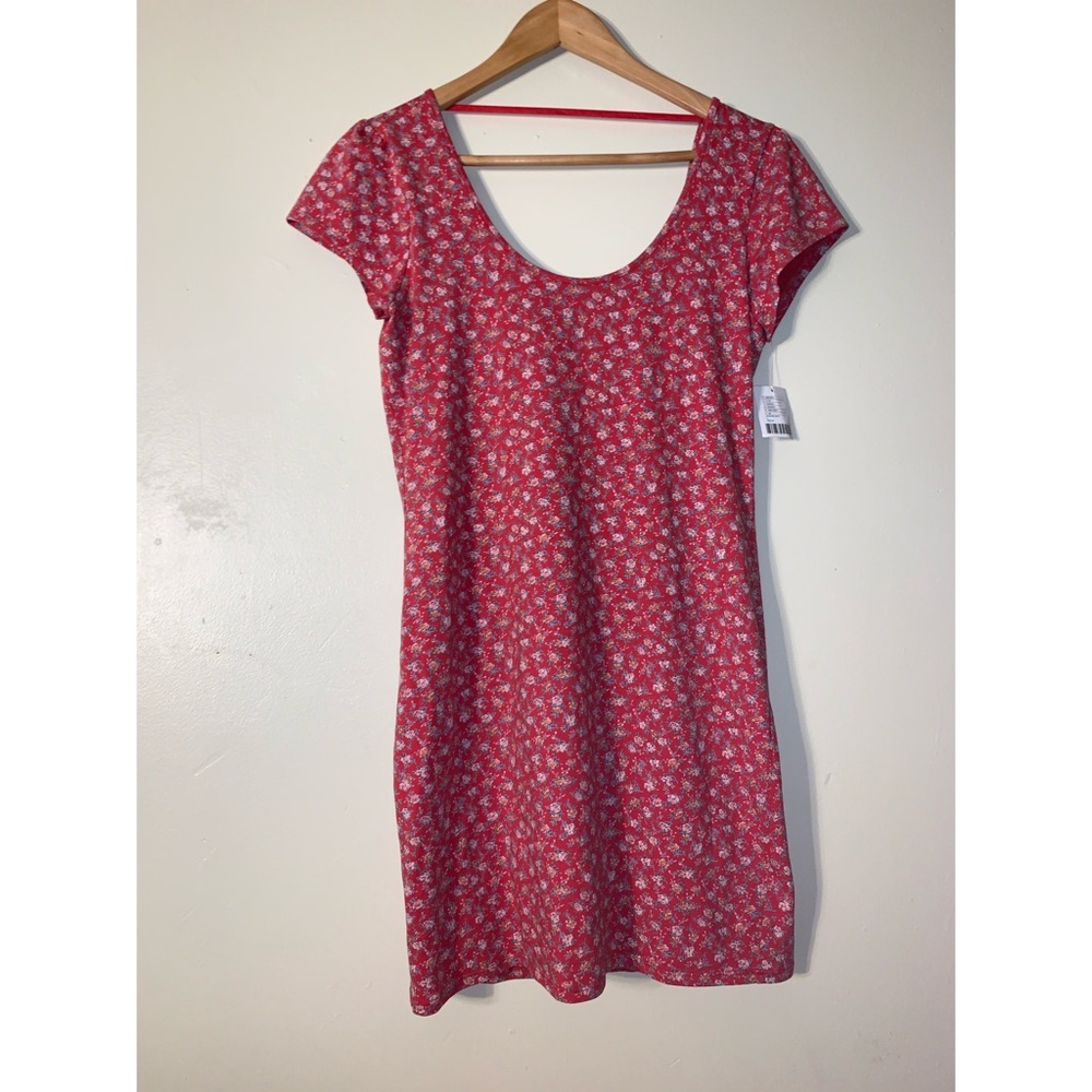 Red with flowers dress ❤️